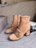 Gucci suede Leather mid-heel ankle boot